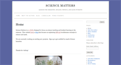 Desktop Screenshot of blog.science-matters.org
